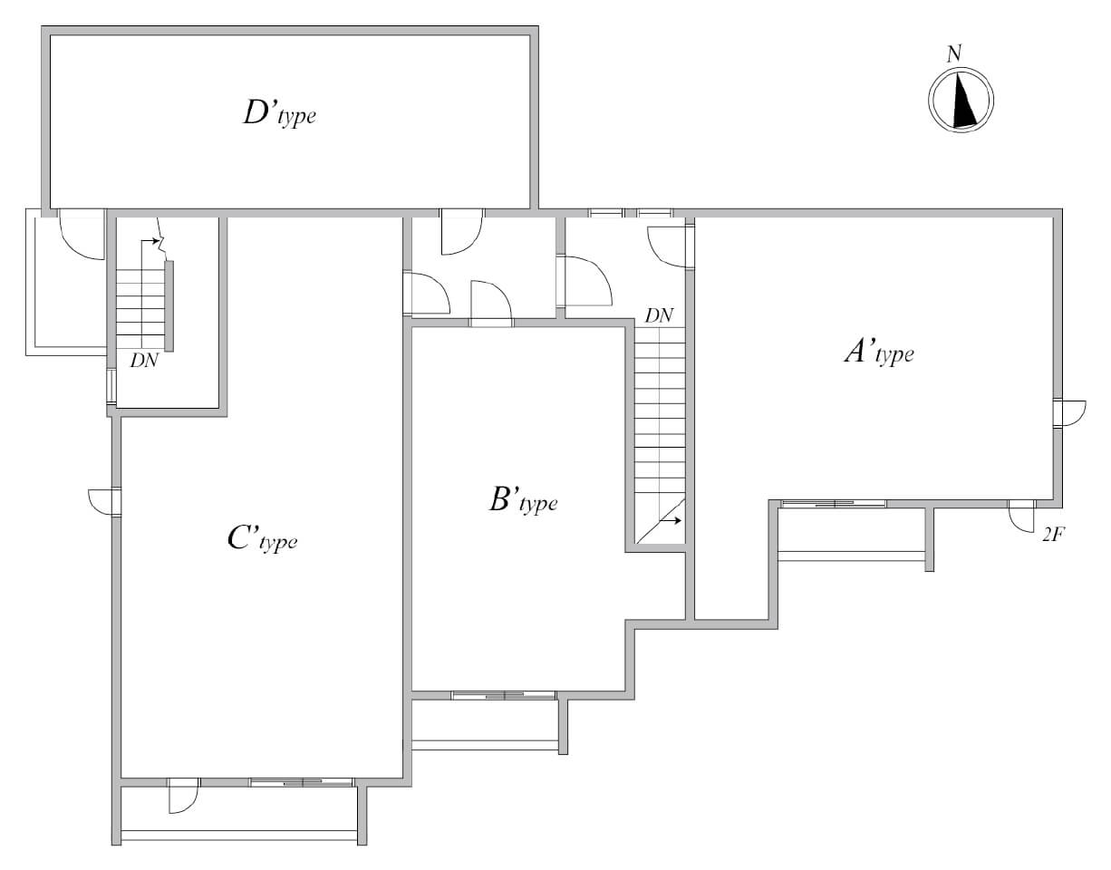 MOCXION KYODO 各階平面図